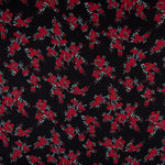 Crepe Marrocain Bouquet Negra - Ribes y Casals