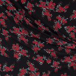 Crepe Marrocain Bouquet Negra - Ribes y Casals