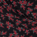 Crepe Marrocain Bouquet Negra - Ribes y Casals