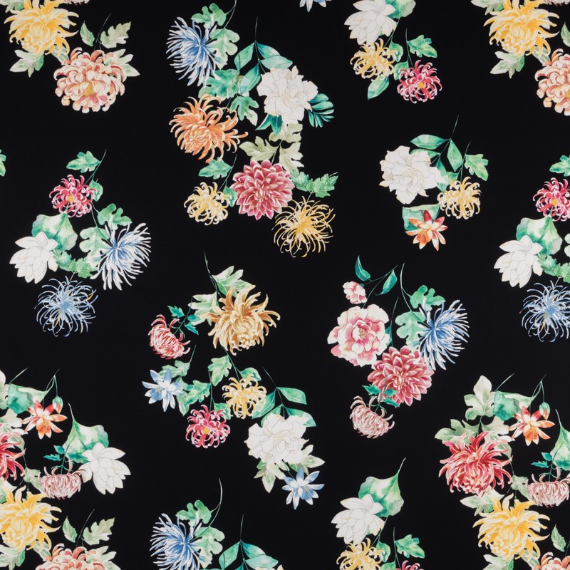 Crepe Marrocain Cretona Negra - Ribes y Casals