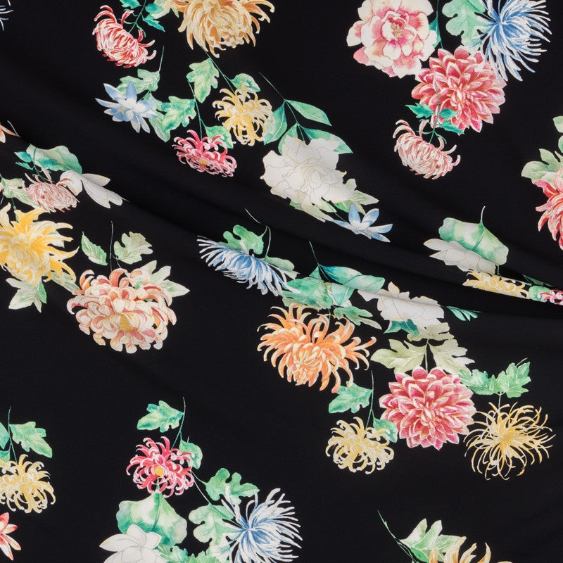 Crepe Marrocain Cretona Negra - Ribes y Casals