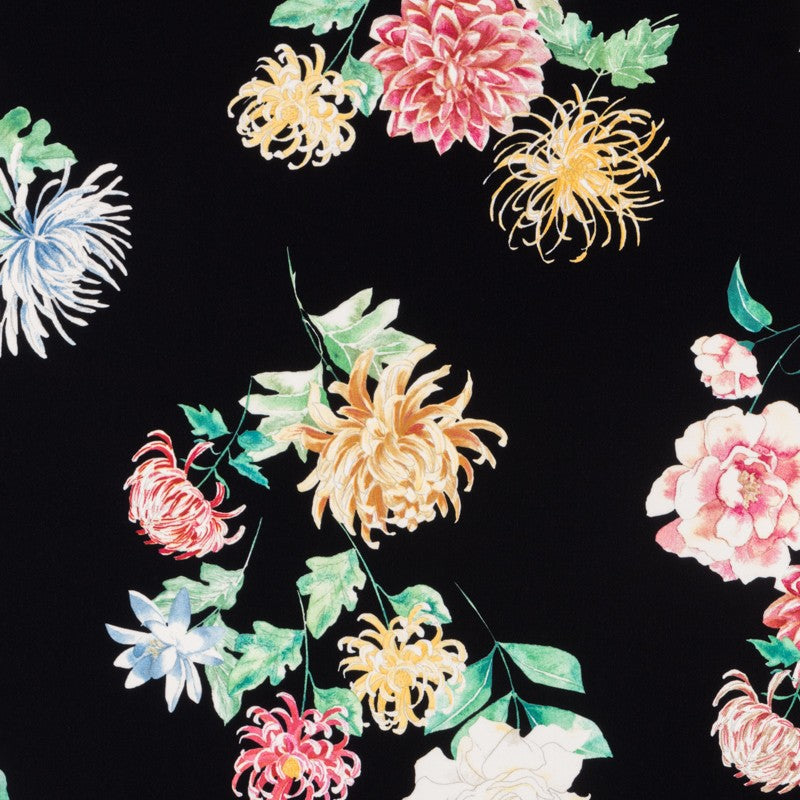 Crepe Marrocain Cretona Negra - Ribes y Casals