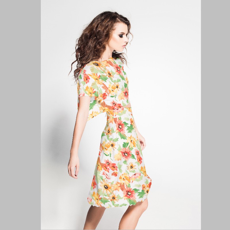 Crepe Marrocain Forest Blanco Roto - Ribes y Casals