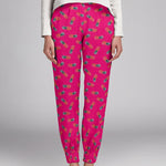 Crepe Marrocain Piñas Fucsia - Ribes y Casals