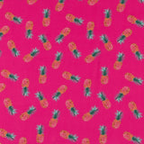 Crepe Marrocain Piñas Fucsia - Ribes y Casals