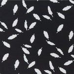 Crepe Marrocain Plumas Negra - Ribes y Casals