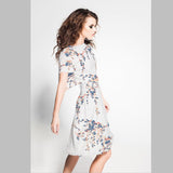 Crepe Marrocain Ramas Blanca - Ribes y Casals