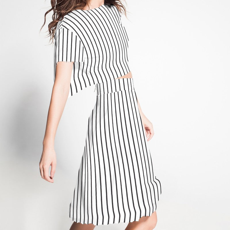 Crepe Marrocain Rayas Blanca - Ribes y Casals