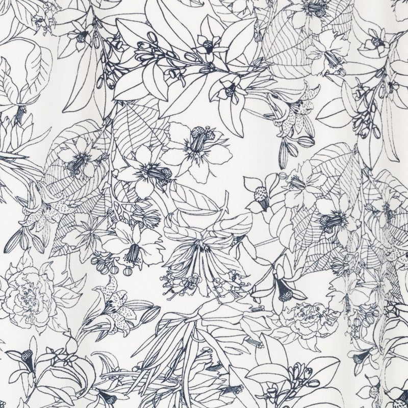 Crepe Marrocain Tropical Blanca - Ribes y Casals