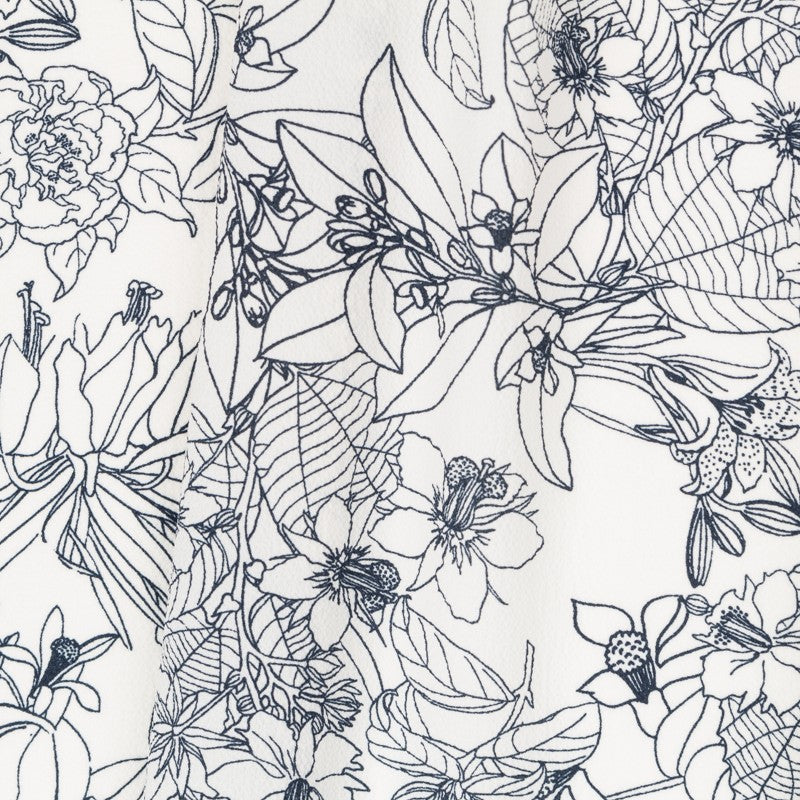 Crepe Marrocain Tropical Blanca - Ribes y Casals