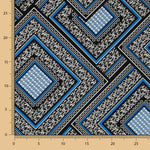 Crepe Mosaico Love Blue - Ribes y Casals