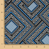 Crepe Mosaico Love Blue - Ribes y Casals