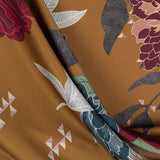 Crepe Oriental Kimono Ocre - Ribes y Casals