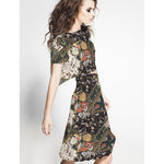 Crepe Oriental Patchwork Verde - Ribes y Casals
