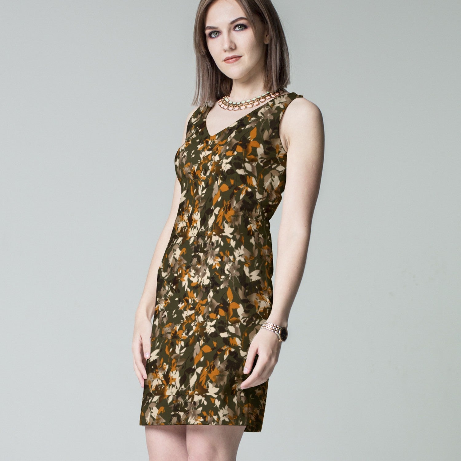 Crepe Otoño Verde - Ribes y Casals