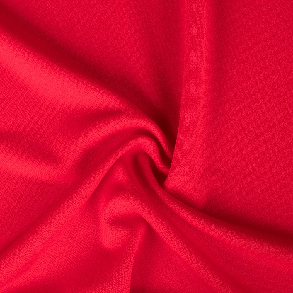 Crepe Punto Elástico Rojo - Ribes y Casals