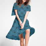 Crepe Ramas Verde Botella - Ribes y Casals