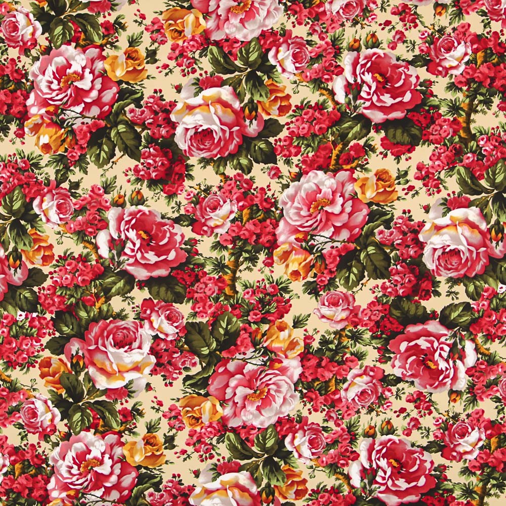 Crepe Rosales Beige - Ribes y Casals