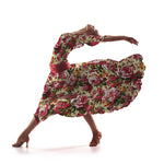 Crepe Rosales Beige - Ribes y Casals