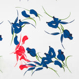 Crepe Rosas Azul Roja - Ribes y Casals