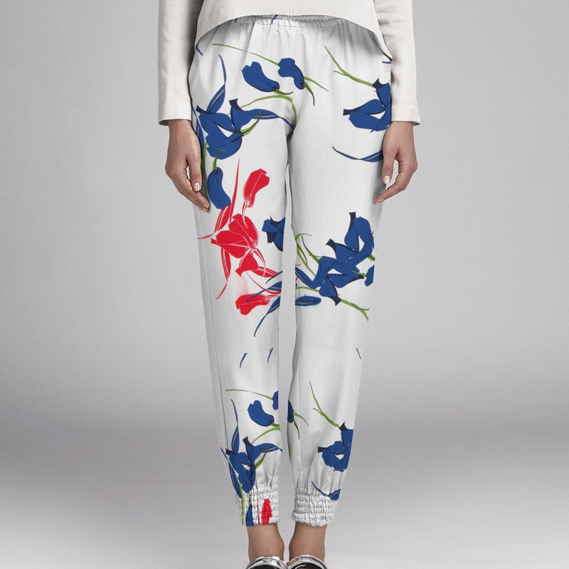 Crepe Rosas Azul Roja - Ribes y Casals