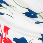 Crepe Rosas Azul Roja - Ribes y Casals