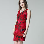 Crepe Satén Andalucia Roja - Ribes y Casals