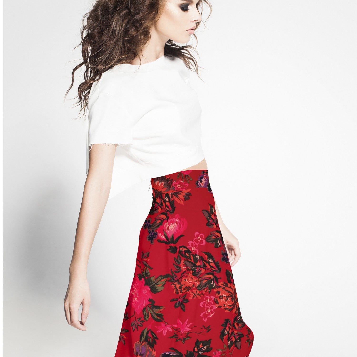 Crepe Satén Andalucia Roja - Ribes y Casals