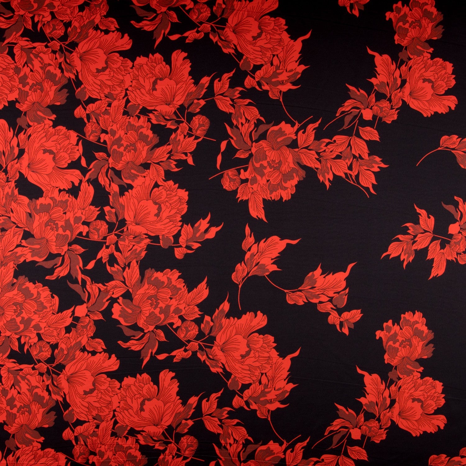 Crepe Satén Asiatic Negra - Ribes y Casals