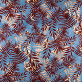 Crepe Satén Birds Azul Claro - Ribes y Casals