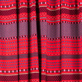 Crepe Satén Cenefas Coral - Ribes y Casals