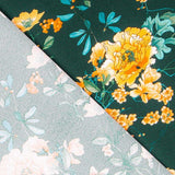 Crepe Satén Winter Green - Ribes y Casals