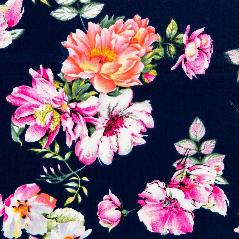 Crepe Triana Azul Noche - Ribes y Casals