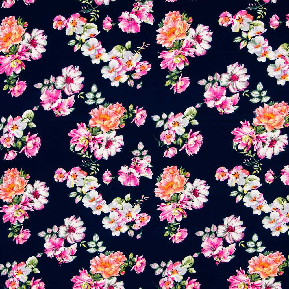 Crepe Triana Azul Noche - Ribes y Casals