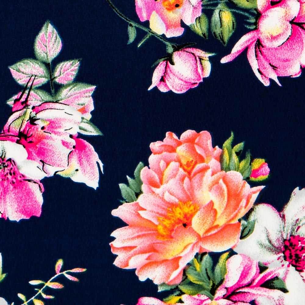 Crepe Triana Azul Noche - Ribes y Casals