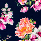 Crepe Triana Azul Noche - Ribes y Casals