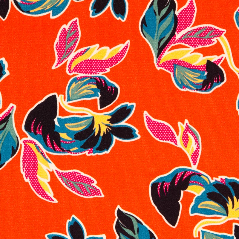 Crepe Vintage Naranja - Ribes y Casals