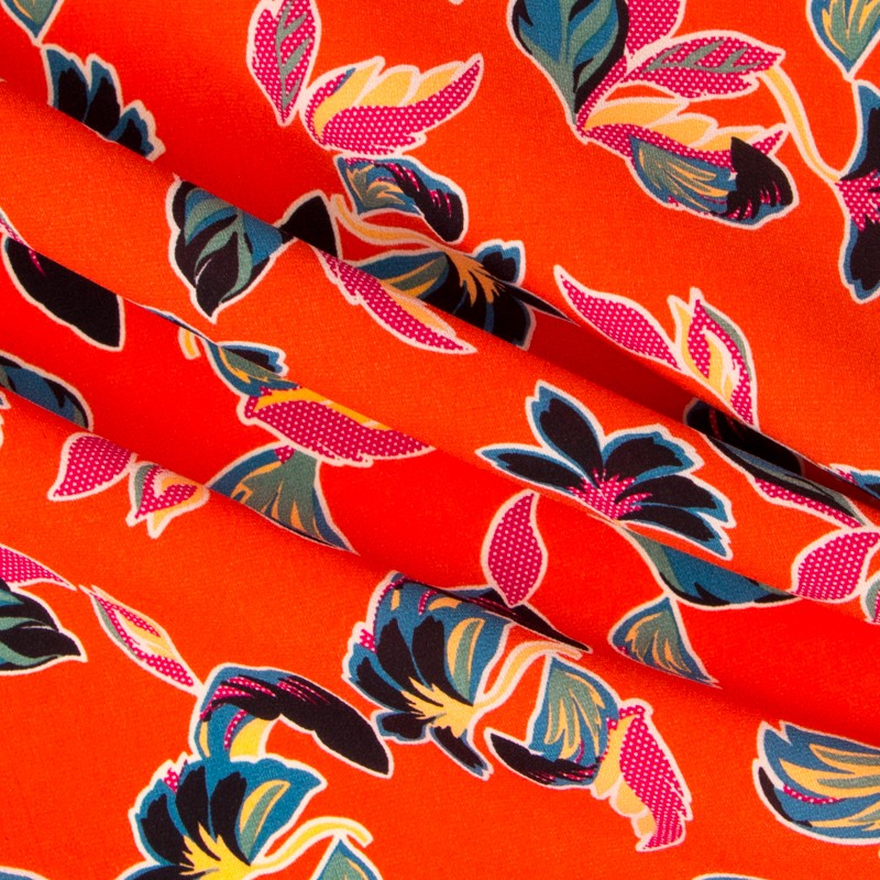 Crepe Vintage Naranja - Ribes y Casals