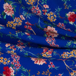 Crepe Viscosa Bosque Azulina - Ribes y Casals