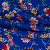 Crepe Viscosa Bosque Azulina - Ribes y Casals