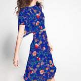 Crepe Viscosa Bosque Azulina - Ribes y Casals