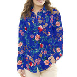 Crepe Viscosa Bosque Azulina - Ribes y Casals