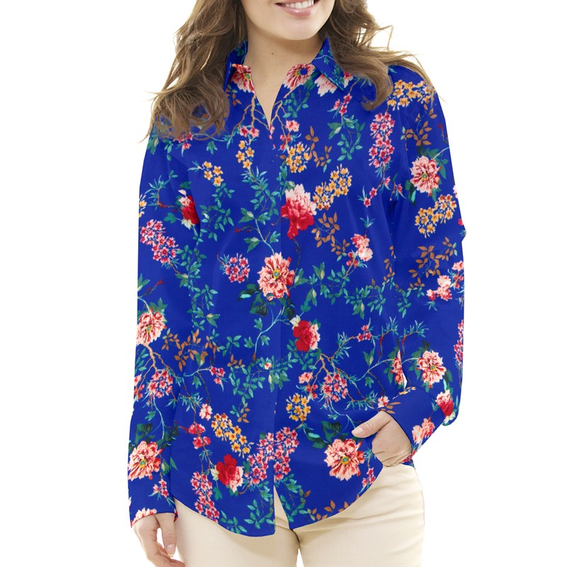 Crepe Viscosa Bosque Azulina - Ribes y Casals