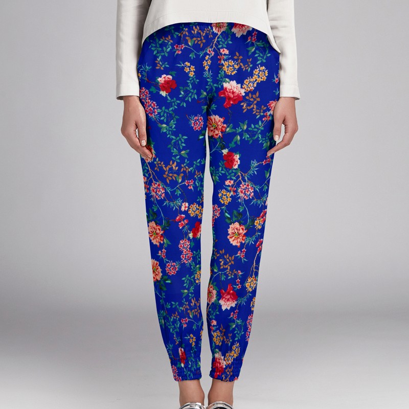 Crepe Viscosa Bosque Azulina - Ribes y Casals