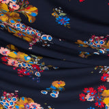 Crepe Viscosa Bouquet Marino - Ribes y Casals