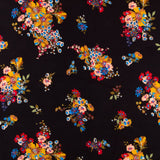 Crepe Viscosa Bouquet Negra - Ribes y Casals