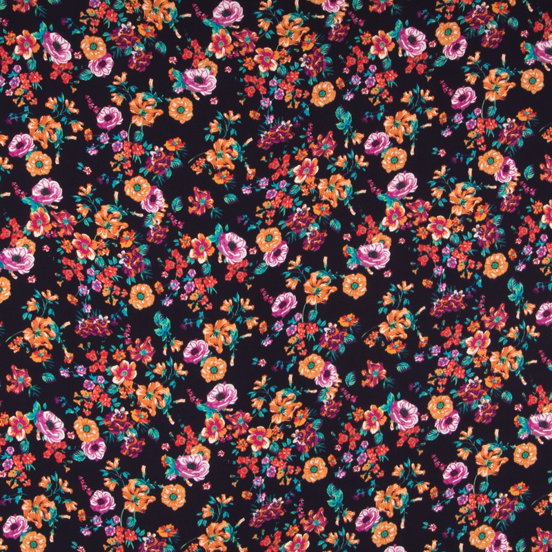 Crepe Viscosa Brujas Morado - Ribes y Casals