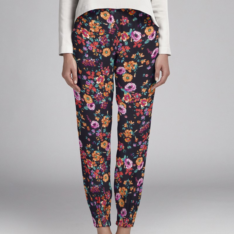 Crepe Viscosa Brujas Morado - Ribes y Casals