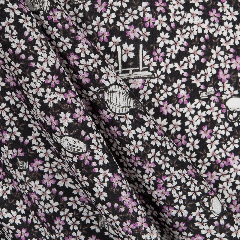 Crepe Viscosa Chinatown Negra - Ribes y Casals