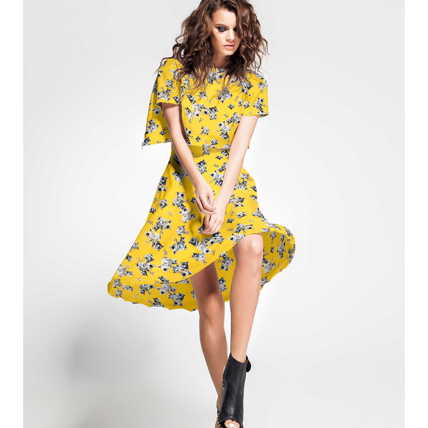 Crepe Viscosa Cretona Amarilla - Ribes y Casals